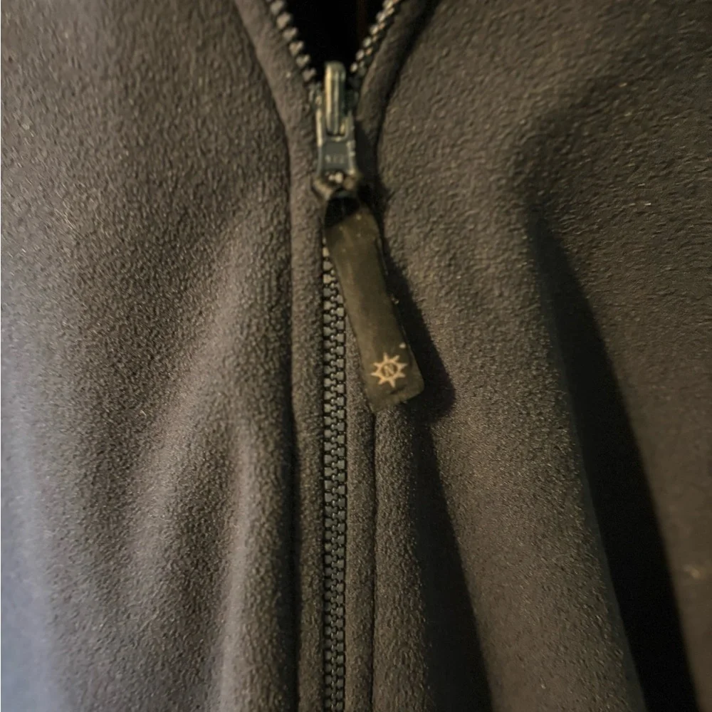 North End Men's Black Zip Up Jacket Sweater
